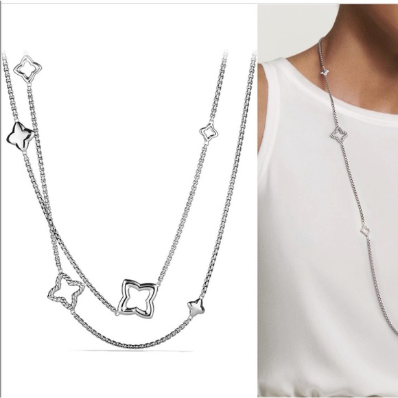 David Yurman Quatrefoil Chain Necklace - Picture 4 of 6